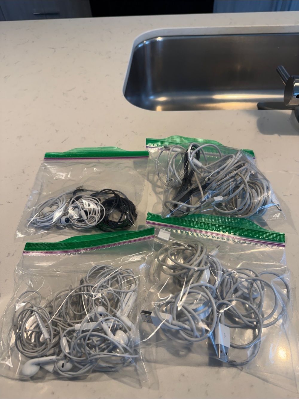 OEM Apple Cables, Apple and Random Earbuds, Watch Cables, Lightning/USB-A Cables